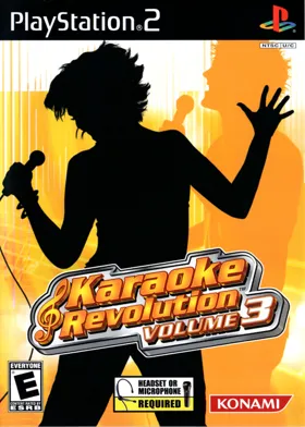 Karaoke Revolution Volume 3 box cover front